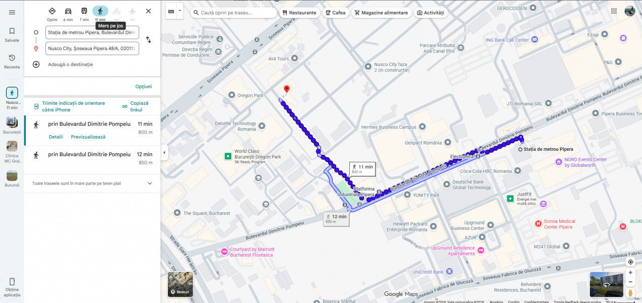 2 Camere | Pipera - Nusco City | 11 Minute Metrou 